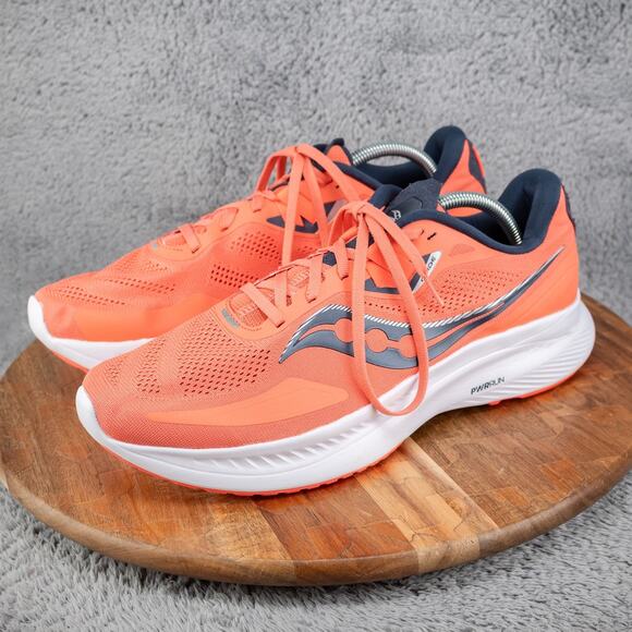 Saucony Guide 15 PWRrun Running Womens 12 Sunstone/Night Running Sneakers - Picture 3 of 10